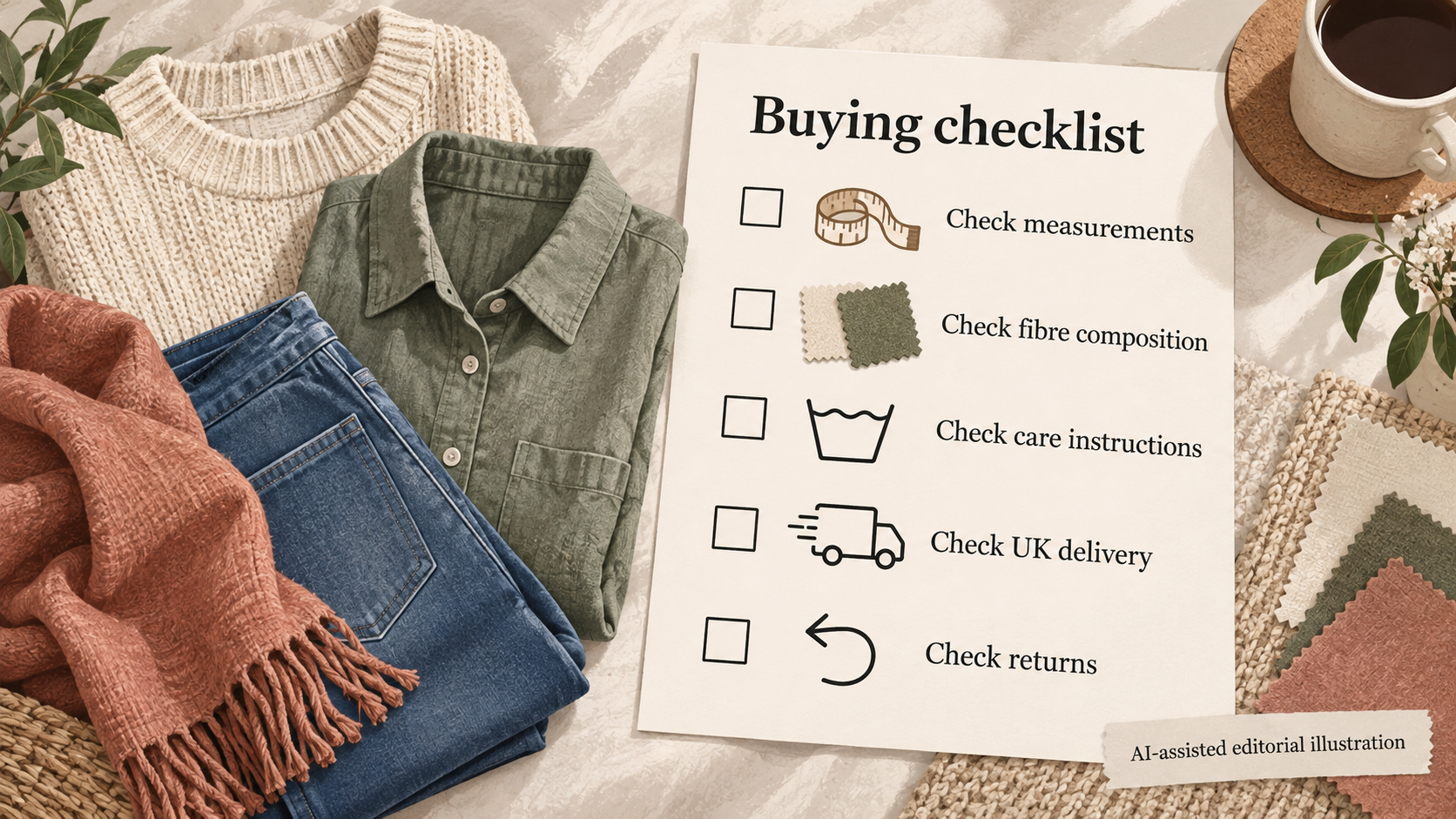 Editorial illustration for Best Women's Everyday Wardrobe Basics: Evidence-Led Top Choices