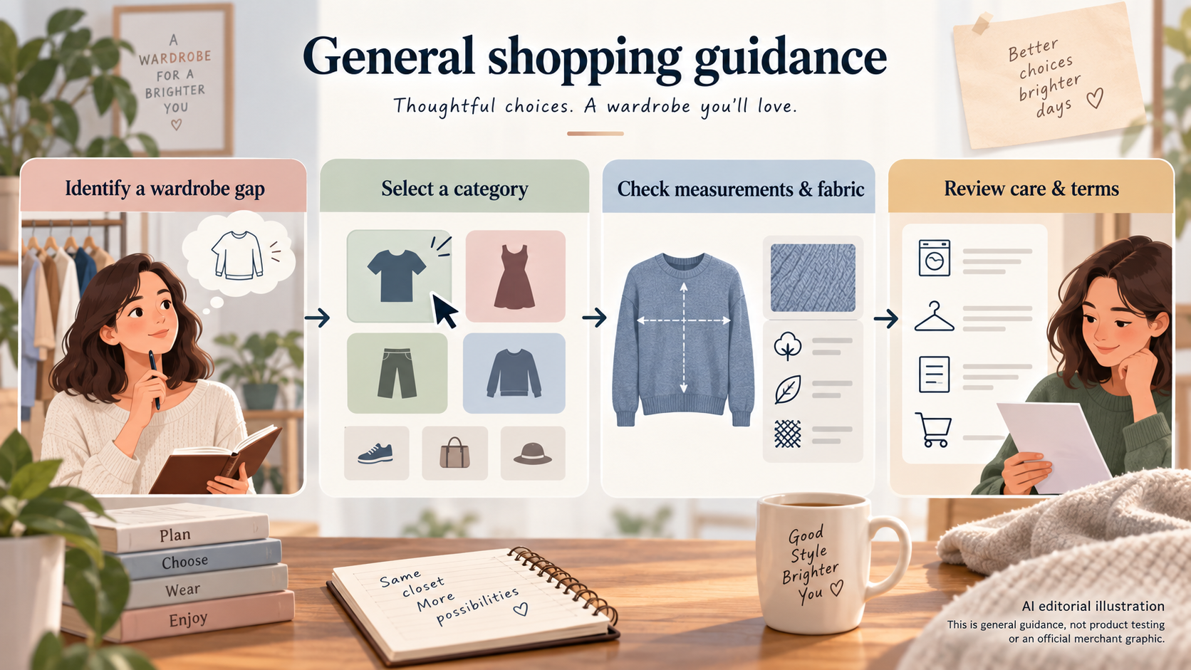 Editorial illustration for UNIQLO review: strengths, limitations and alternatives for UK shoppers